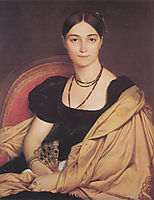 Portrait of Madame Antonia de Vaucay nee de Nittis, 1807, ingres