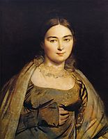 Portrait of Madame Ingres, 1815, ingres