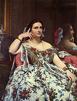 Portrait of Madame Moitessier Sitting, 1856, ingres