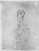 Portrait of miss Bonnard, ingres