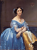 Portrait of Princess De Broglie, 1853, ingres