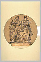 Project medal at the Ecole des Beaux-Arts, ingres