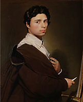 Self-Portrait at the Age of 24, 1804, ingres