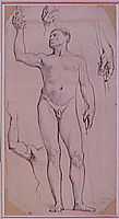 Study naked for St. Remy, ingres