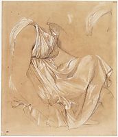 Study of seated woman, ingres