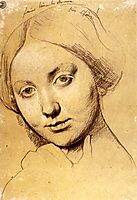 Study for Vicomtesse d-Hausonville, born Louise Albertine de Broglie, ingres