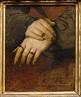 Study of a woman-s hands, ingres