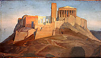 View of the Acropolis of Athens, 1849, ingres
