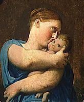 Woman and Child. Study for the Martyrdom of Saint Symphorien, ingres