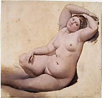 Women with three arms, ingres
