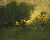 In the Gloaming, 1893, inness