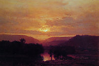 Sunset, c.1865, inness