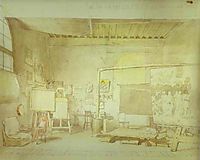 Artist-s Workshop in Rome., c.1830, ivanov