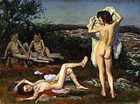Four nude boys, 1824, ivanov
