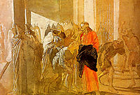 The Mocking of Christ. From the biblical sketches., ivanov