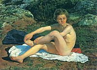 Naked boy, c.1855, ivanov