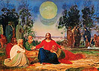 Preaching of Christ on the Mount of Olives about the second coming, 1840, ivanov