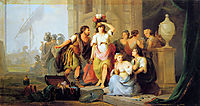 Odysseus discovers Achilles, jacobvanstrij