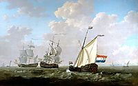 The yacht of the VOC Chamber of Rotterdam 1790, jacobvanstrij
