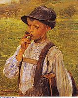 Boy Smoking, 1900, jakobides