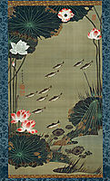 Lotus Pond and Fish, 1765, jakuchu