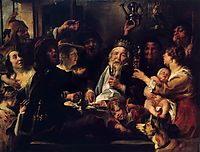 The Bean King (The King Drinks), 1638, jordaens