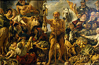Diogenes Searching for an Honest Man, c.1642, jordaens