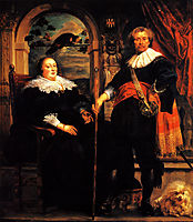 Govaert van Surpele and his wife, 1639, jordaens