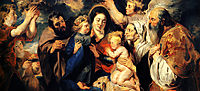 The Holy Family and child St. John the Baptist, jordaens