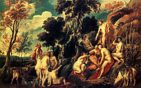 Pan punished by the Nymphs, jordaens