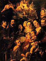 Portrait of Jordaens family, jordaens