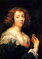 Portrait of a young lady, 1638, jordaens
