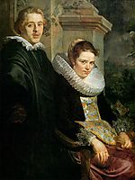 Portrait of a Young Married Couple, 1620, jordaens
