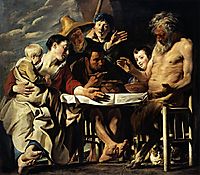 The Satyr with the Peasants, 1620, jordaens