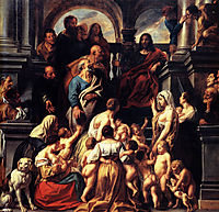 Suffer the Little Children  , 1655, jordaens