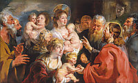 Suffer the Little Children to Come Unto Me, jordaens