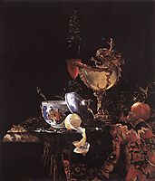 Still-Life with a Nautilus Cup, 1662, kalf
