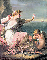 Ariadne left on the island of Naxos, kauffman