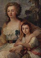 Countess Anna Protassowa with niece, 1788, kauffman