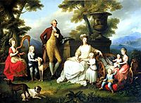 Ferdinand IV of Naples and his family, 1783, kauffman
