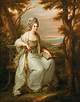 Portrait of Anne Loudon, Lady Henderson of Fordall, 1771, kauffman
