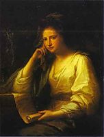 Portrait of a Young Woman as a Sibyl, kauffman