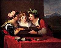 Three singers, 1795, kauffman