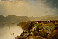 View from Cozzen-s Hotel near West Point, N.Y., 1863, kensett