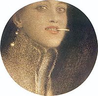 The Cigarette, 1912, khnopff