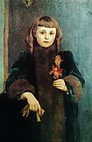 Portrait of Yvonne Seys, 1890, khnopff