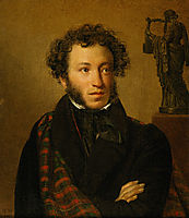 Portrait of Alexander Pushkin , 1827, kiprensky
