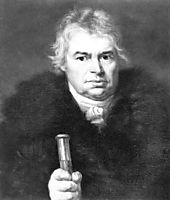 Portrait of the artist-s father, Adam Karlovich Schwalbe, kiprensky