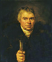 Portrait of the artist-s father, Adam Karlovich Schwalbe, 1804, kiprensky