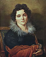 Portrait of Darya Nikolaevna Chvostova, 1814, kiprensky